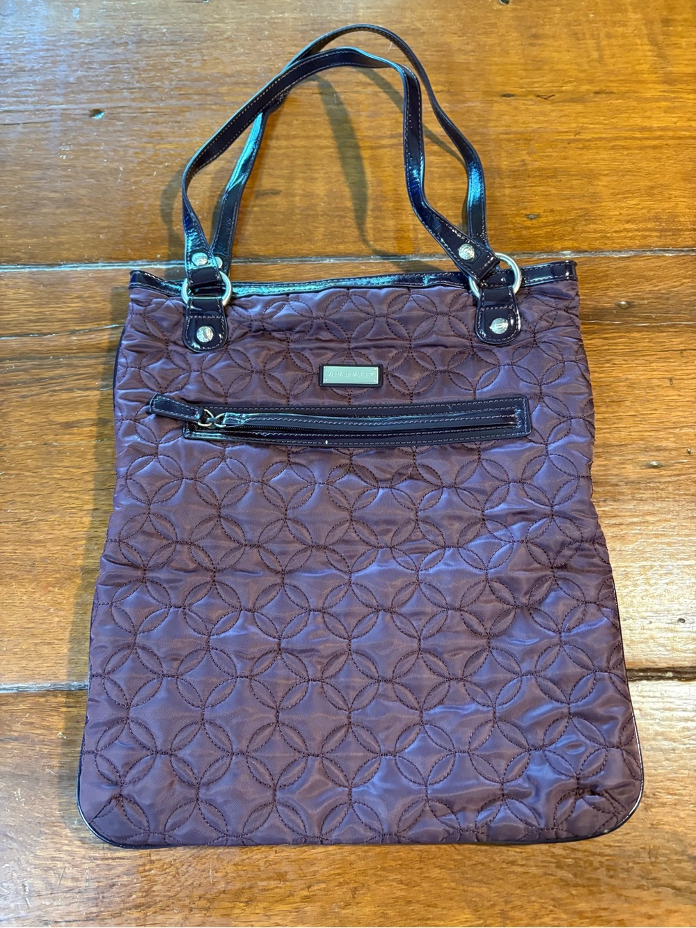 Vera Bradley Quilted Shoulder Bag in Purple